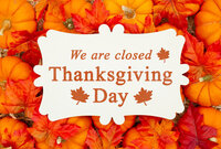 Closed for Thanksgiving